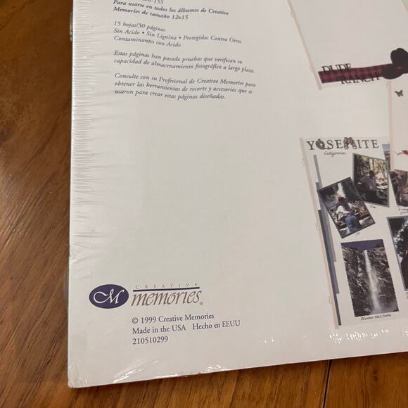 Creative Memories Scrapbook Pages 15 x 12 Refill RCM-15S 30 Pages Old Style NWT - Picture 4 of 5